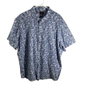 UNTUCKit Men's Safari Patterned Short Sleeve Shirt